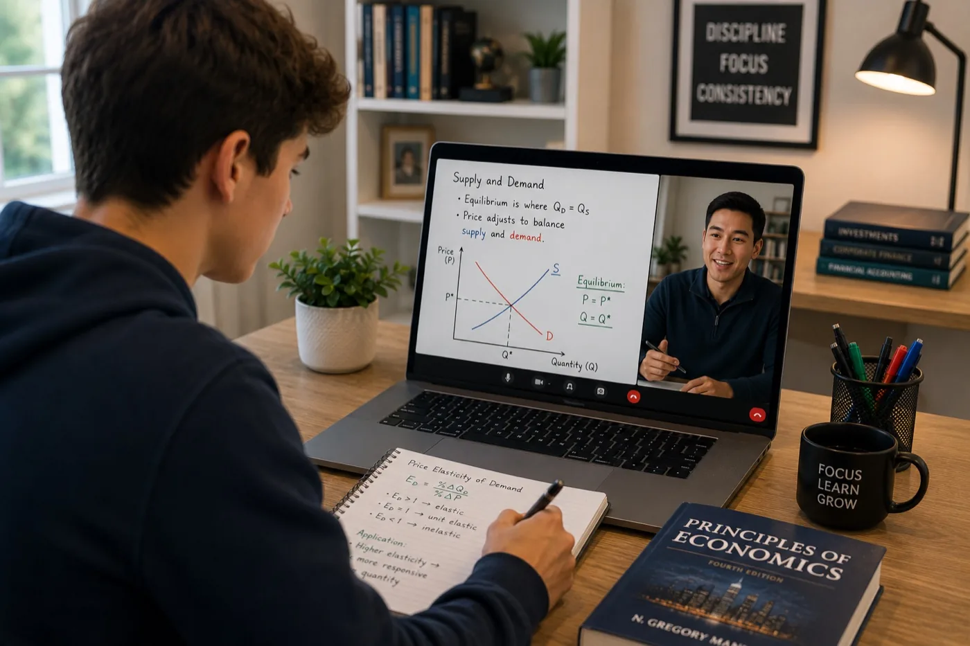 Accounting tutoring session with High Performance Tutoring